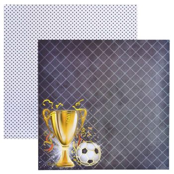 Papel Futebol Metalizada