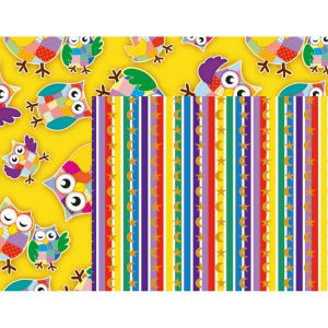 Papel Coruja e Listras 8455