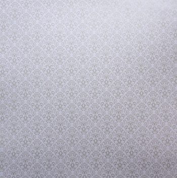 Papel Metalizado Adesivado Arabesco prata