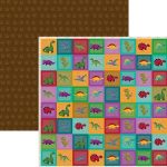 Papel Dinossauros Selos