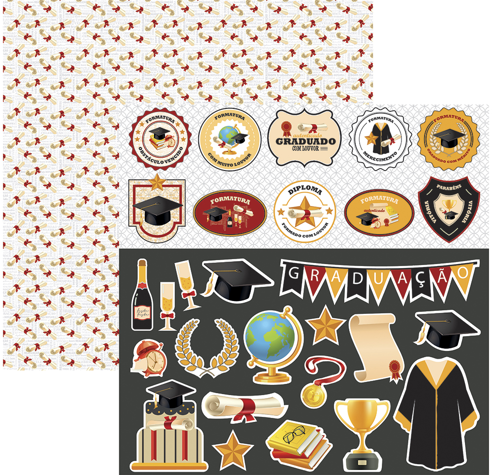 papel formatura recordes