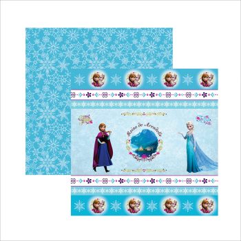 Papel Frozen 1 Fitas e Rótulos
