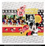 papel mickey guirlanda
