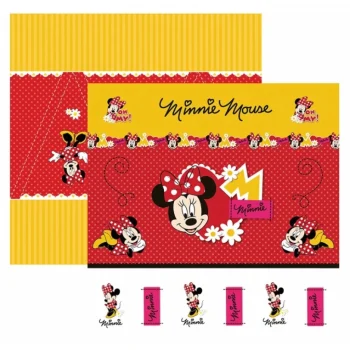 Papel Minnie Mouse 1 Cenários e Banderolas