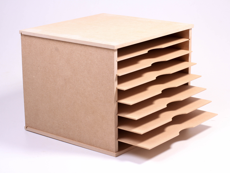 MDF Organizador de Folhas de Scrap