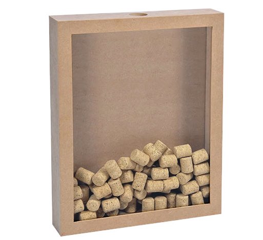 MDF Quadro para Rolha 42X33X6cm