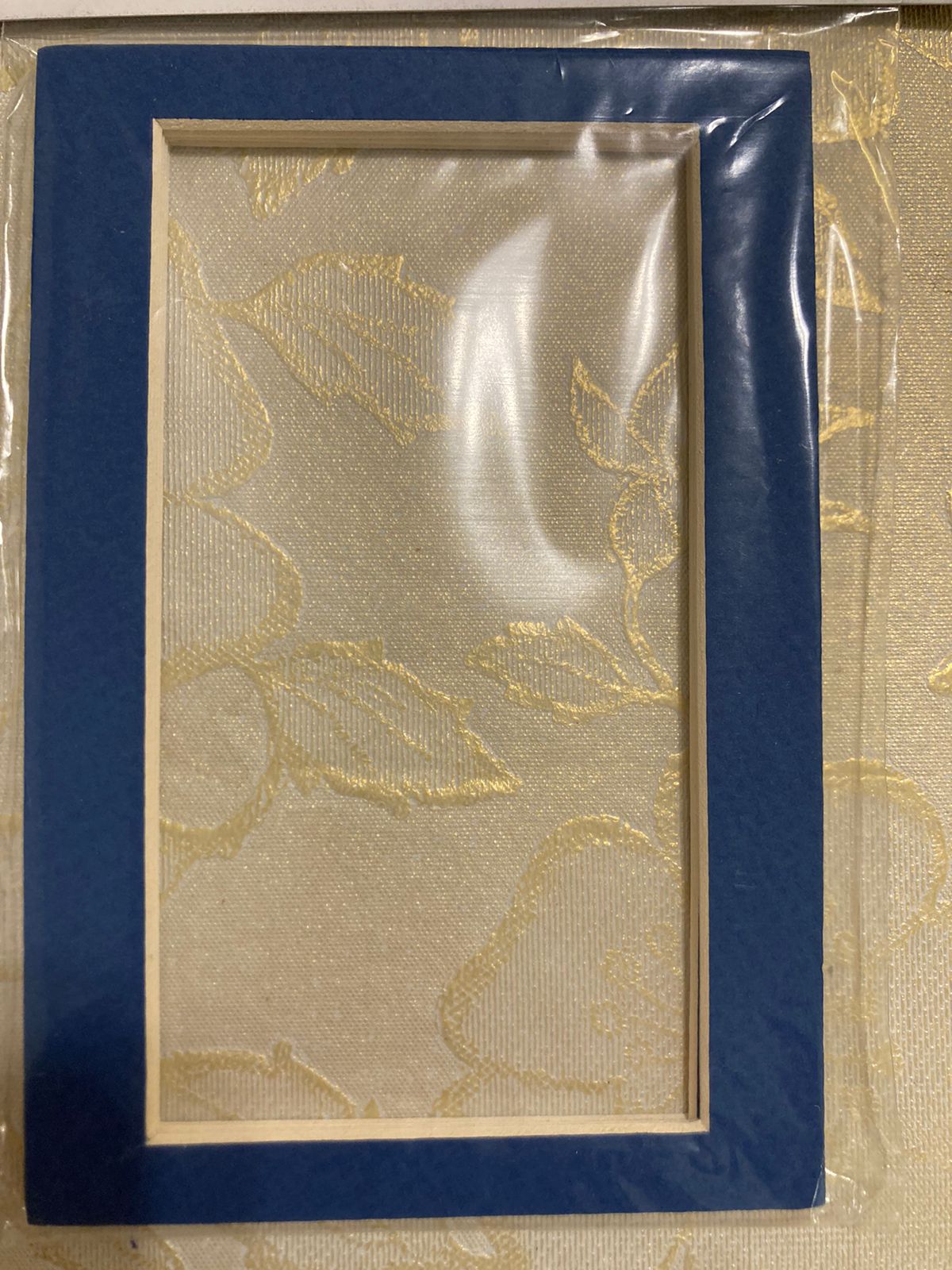 Moldura 10x15 cm na cor Azul escuro