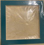 Moldura 18×18 cm na cor Azul