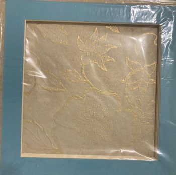 Moldura  18x18 cm na cor  Azul claro