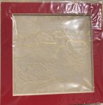 Moldura  18x18 cm na cor  Vermelho