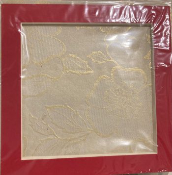 Moldura  18x18 cm na cor  Vermelho