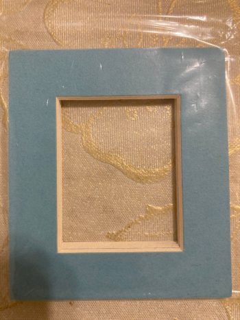 Moldura  7x8 cm na cor  Azul