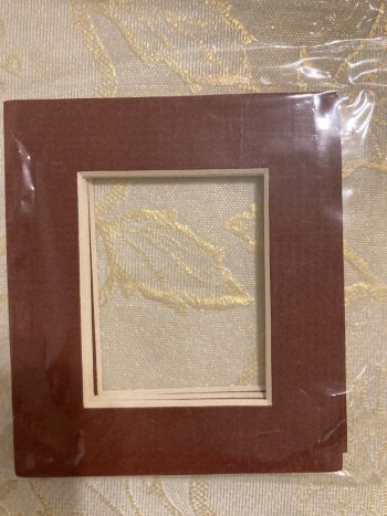 Moldura  7x8 cm na cor  Marrom