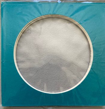 Moldura Circulo   13x13 cm na cor Azul