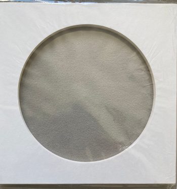 Moldura Circulo   13x13 cm na cor Branca