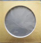 Moldura Circulo   13x13 cm na cor Dourada