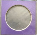 Moldura Circulo 13×13 cm na cor Lilás