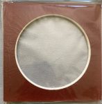 Moldura Circulo   13x13 cm na cor Marrom