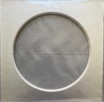 Moldura Circulo   13x13 cm na cor Prata