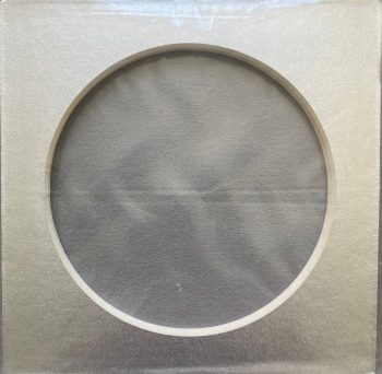 Moldura Circulo   13x13 cm na cor Prata