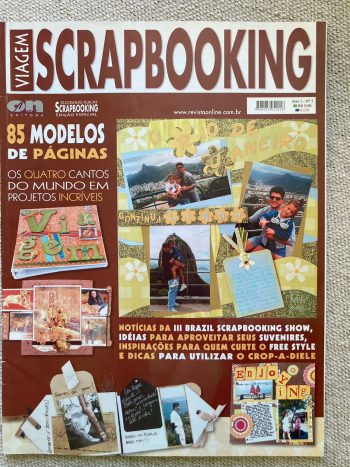 Revista USADA Decorando Álbuns Scrapbooking Rio de Janeiro