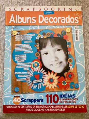 Revista USADA Decorando Álbuns Scrapbooking Eu Amo Você
