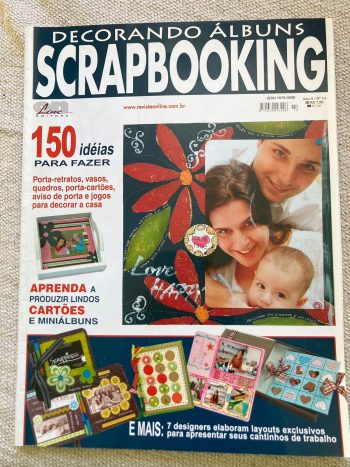 Revista USADA Decorando Álbuns Scrapbooking Família