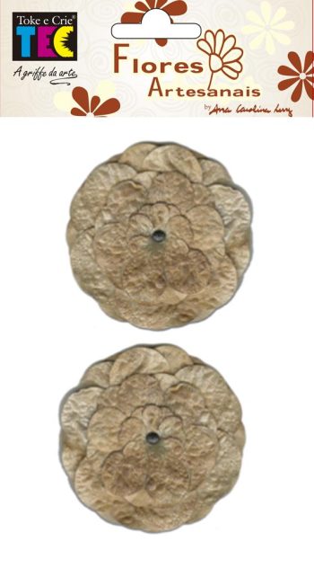 Flores Artesanais Cobre Grande