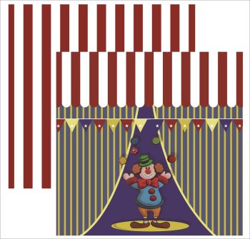 Papel Circo Palhaço