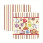 Papel Cozinha Retrô Utensílios