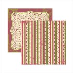 Papel Flores de Natal e listras