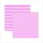 Papel Multitons Chevron Rosa