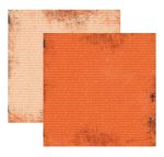 Papel Vintage Laranja Manuscrito