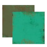 Papel Vintage Verde Liso