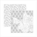 Papel para Colorir Borboletas